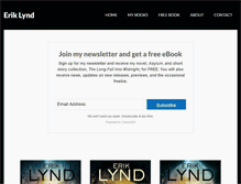 Tablet Screenshot of eriklynd.com